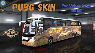 Pubg Skin For Volvo Grand Dbmx Euro Truck Simulator 2 Ets2 V1.35 Mods