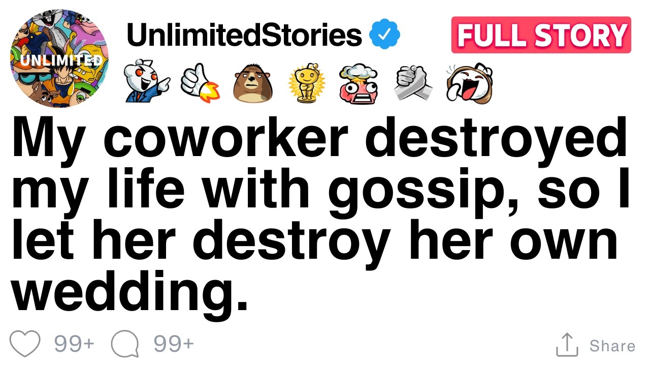 My coworker destroyed my life with gossip, so I let her destroy her own wedding. [FULL STORY]