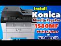 How to Download &amp; Install Konica Minolta PagePro 1580 MF Printer Driver in Windows 10 PC or Laptop