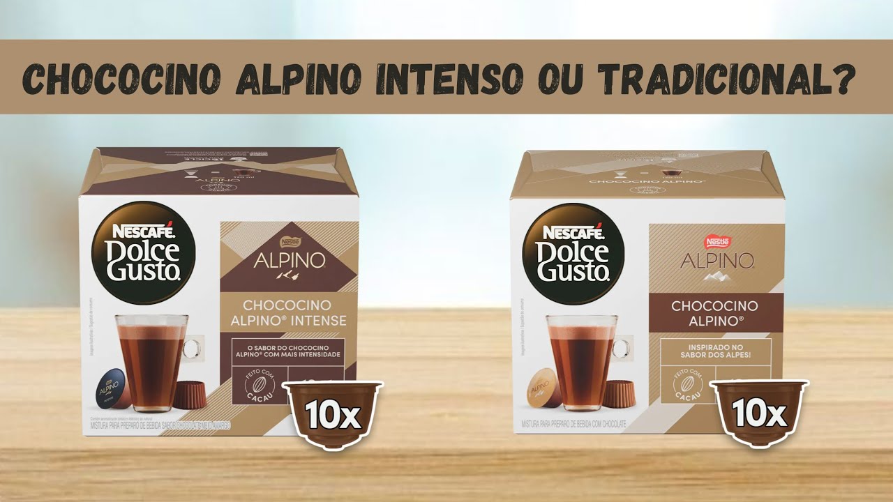 Lançamento: Cápsula de Chococino ALPINO INTENSO - Dolce Gusto - YouTube