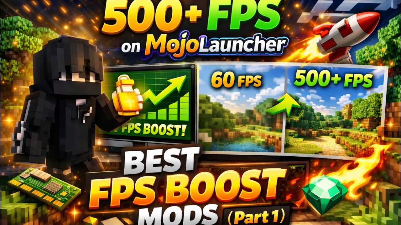 Get MAX FPS in Mojo Launcher! 🔥 Best FPS Boost Mods [Part 1] - YouTube