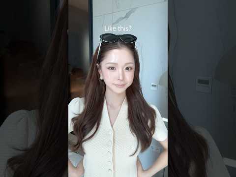 Sunglasses hack for more <strong>volume</strong> ✨선글라스 팁