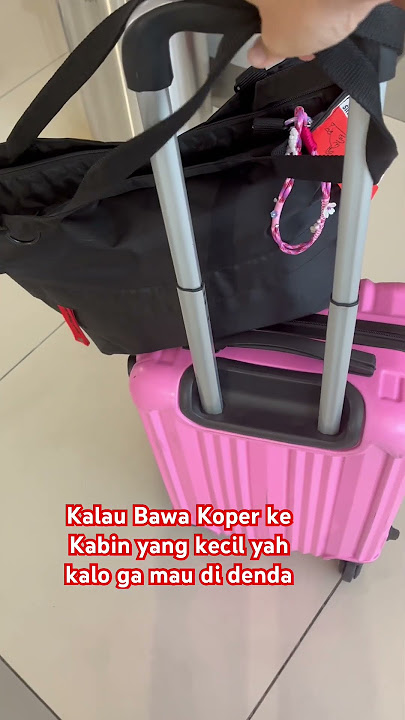Pastikan Ukuran Koper sesuai kabin #luggage #bagasi #koper #flight #pesawat #terbang #citilink