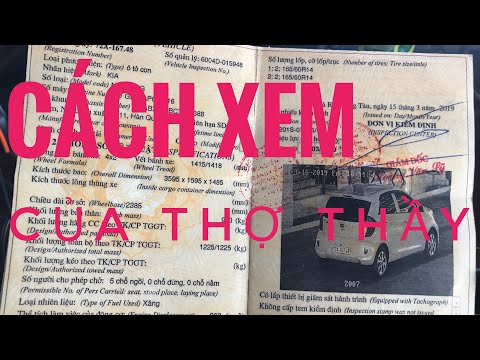 hình ảnh tra đăng kiểm xe ô tô