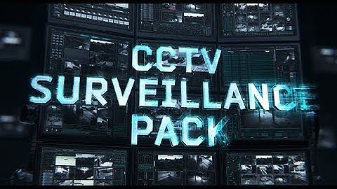 After Effects Template: CCTV Surveillance Pack