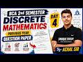 🔥Discrete Mathematics || BCA 2nd Sem || PYQ Solution 📚 || DAY-04