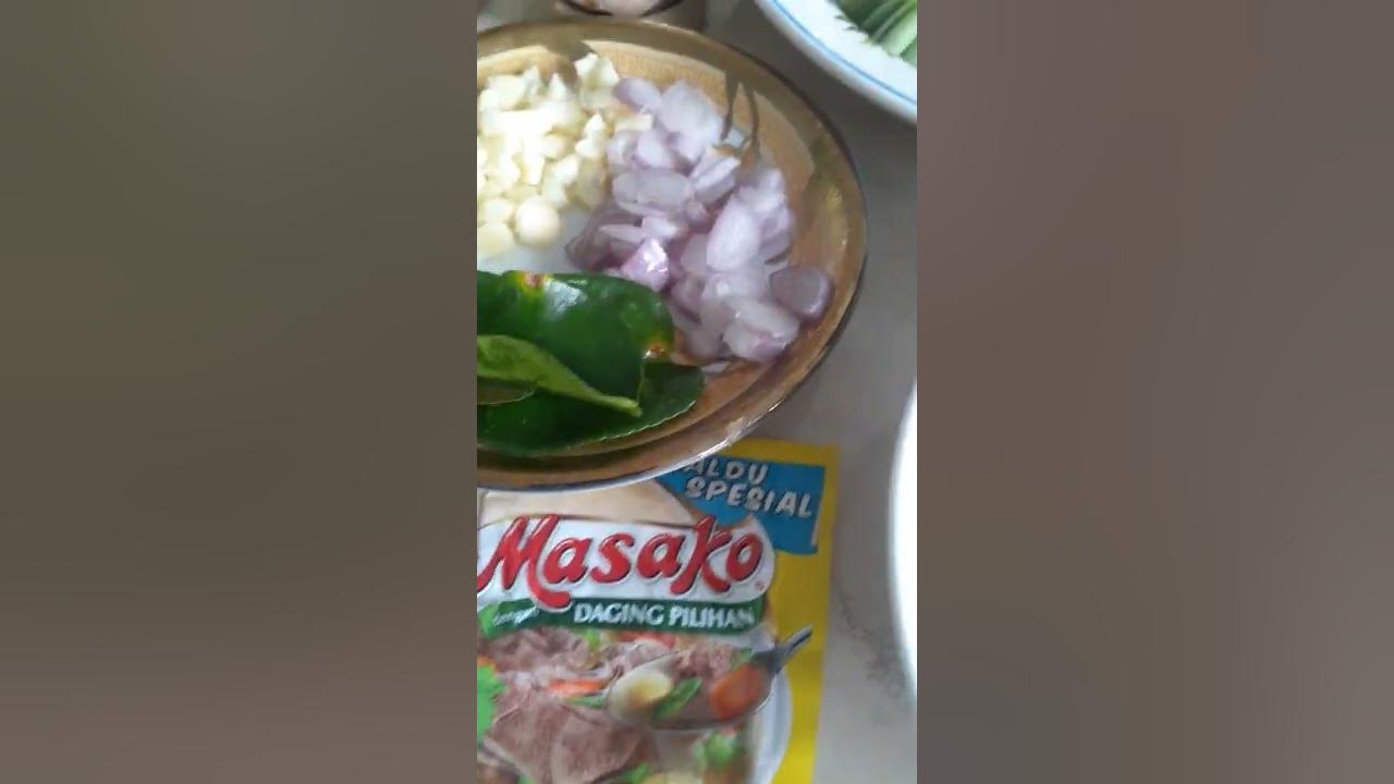 masak sop bening daging tetelan sapi praktis alla mama raffa #masako  bisa liat video full nya ya