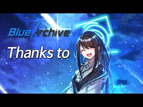 [블루아카이브 1.5주년 ost - Thanks to - 윤하]  월야화랑 Cover
