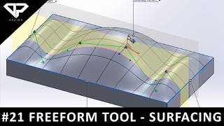 Learning Solidworks #21 : Freeform tool overview | Surfacing | DP DESIGN