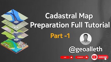 How to Prepare Cadastral Map, part 1 @geoalleth