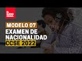 Preguntas EXAMEN #CCSE 2022 para la NACIONALIDAD ESPAÑOLA Modelo 07