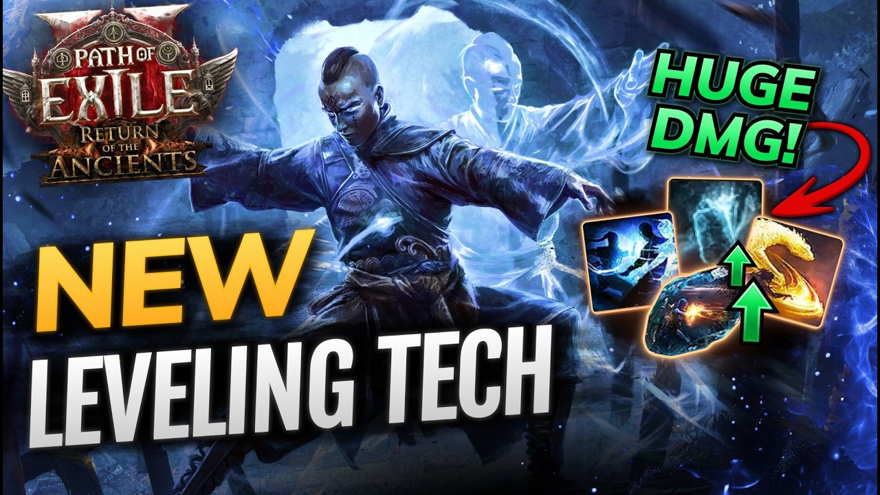 [PoE 2] HUGE NEW Leveling Tech for Martial Artist - Monk League Starter Build - Path of Exile 2