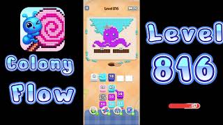 Colony Flow Level 816 Walkthrough | All Gameplay Solution | Go Answer