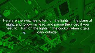 X-Plane 11: How to turn on lights on a Default 737-800