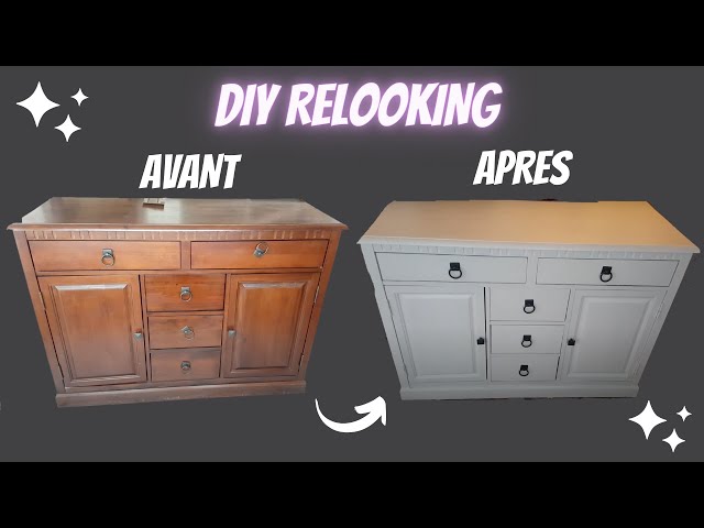 Restauration de meubles anciens. Relooking d'une commode