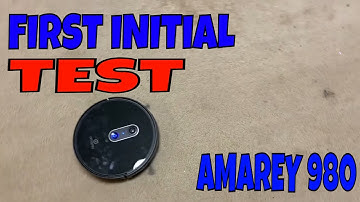 Amarey A980 Robot Vacuum with Smart Navigation Camera + Mapping Abilities $100? FIRST TEST  Any good