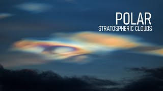 Polar Stratospheric Clouds after sunrise - timelapse