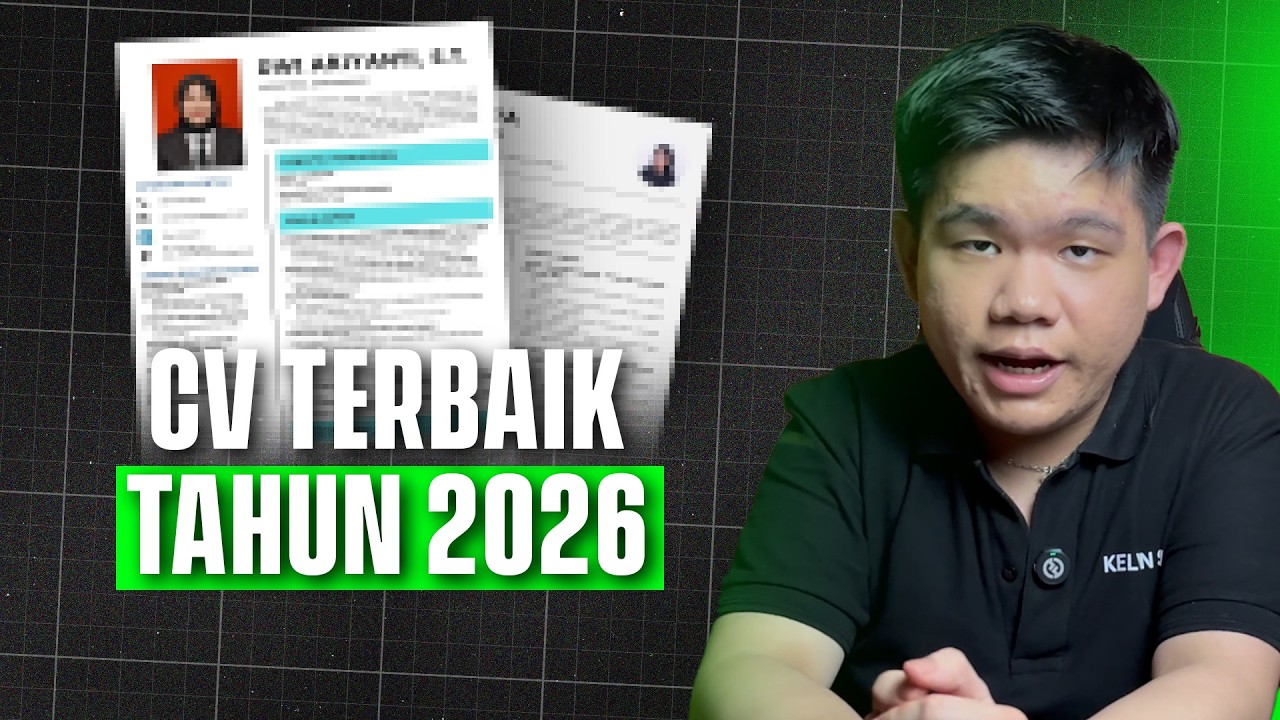 CARA MEMBUAT CV YANG BAIK (2026) - GRATIS TEMPLATE CV