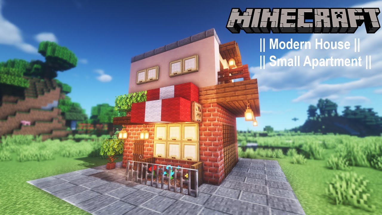 Minecraft: How Build a Small Apartment || Modern House || Tutorial ...