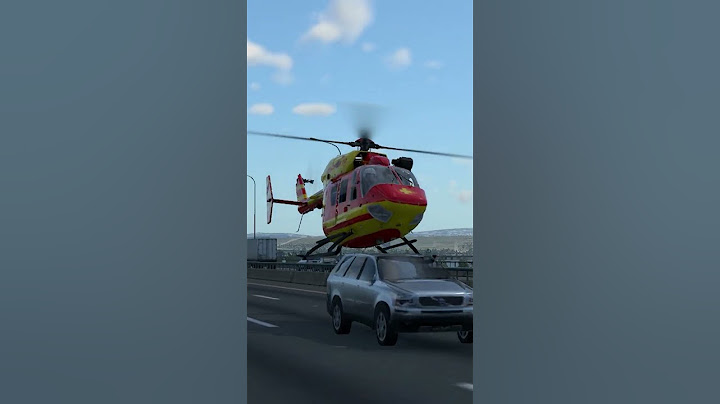 Rettungshubschrauber Medicopter 117 Landung auf einer Brücke / helicopter landing on a bridge XP12