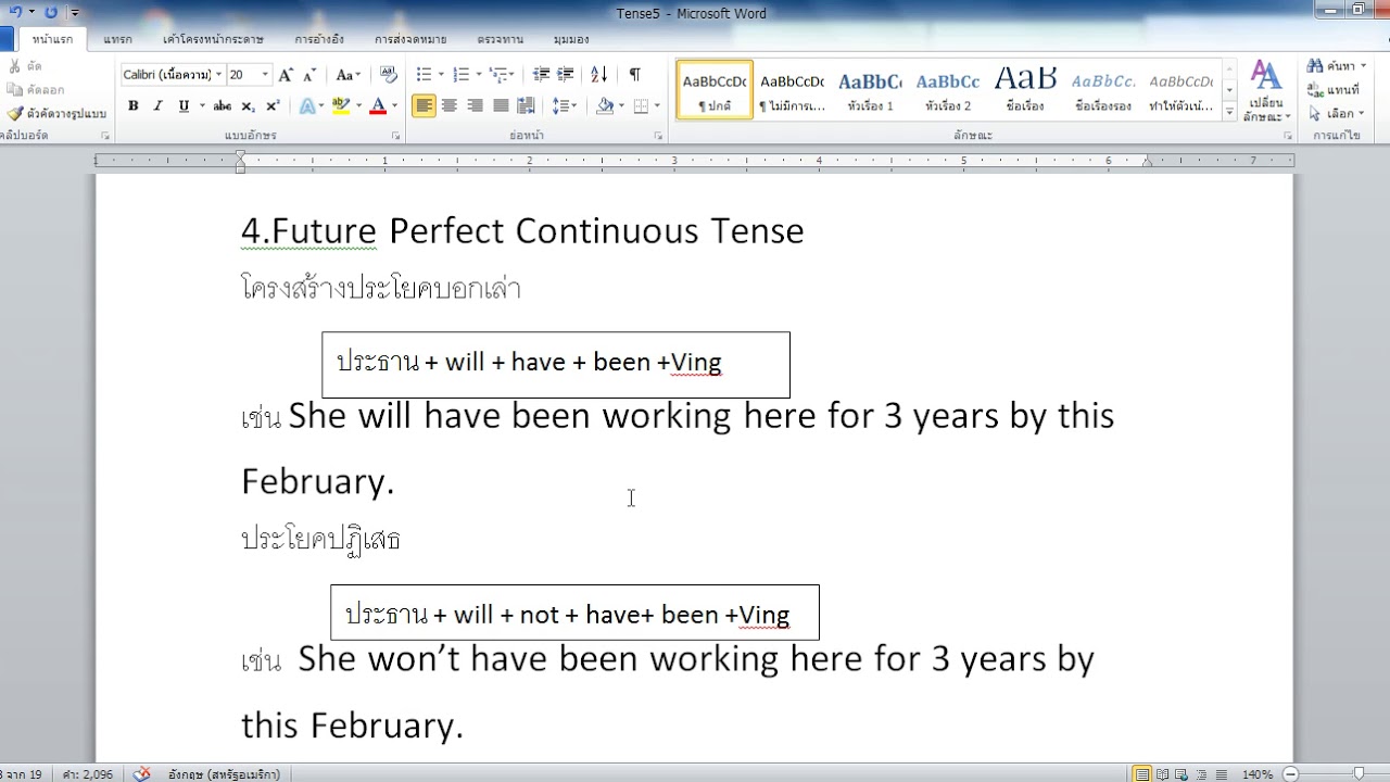  Future Perfect Future Perfect Continuous Tense 6 6 