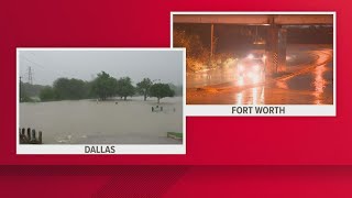 Flash Flood Warnings in place across North Texas as rain causes high water on roads