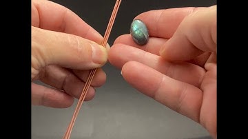 How to Wire-Wrap Stones Without Holes | HOW TO Wire-Wrap a Cabochon Stone | Wire-Wrapping Tutorial