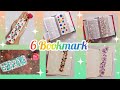 6 DIY Bookmark Making Ideas || Bookmark Making at Home