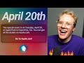 Apple ANNOUNCES April 20 Event! LEAKED By Siri...