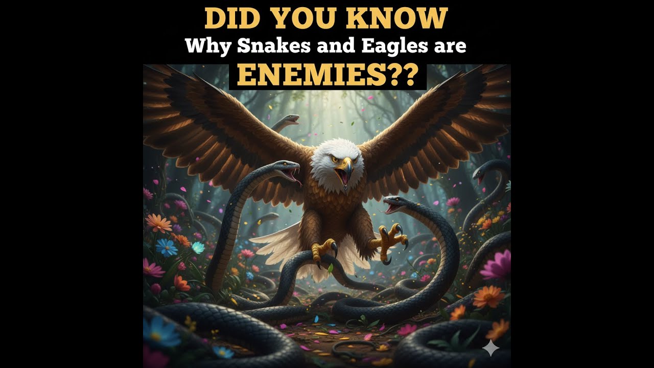 Did you know why Eagles and Snakes enemies | Life stories by Siri
