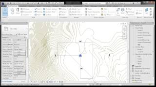 REVIT SITE 01 LINKING AND POSITIONING A DWG
