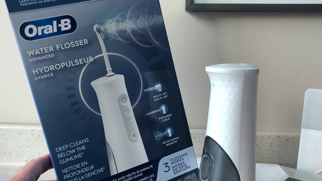 oral-b-water-flosser-advanced-unboxing-and-first-look-youtube