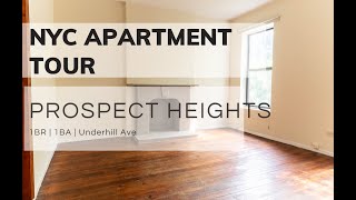 NYC Apartment Tour - 1BR Apartment at Underhill Ave, Prospect Heights, Brooklyn