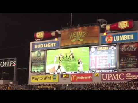 What Happens when the Steelers reach 'The Red Zone' at Heinz Field! They don't show this on TV...