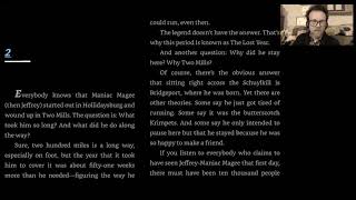 Maniac Magee Chapter 2
