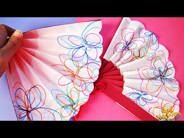 DIY: Make your own vibrant, paper fans in only a few easy steps