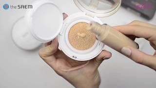 Тональная основа The Saem Eco Soul Cover Stay Cushion SPF50+ PA+++