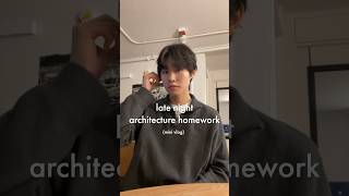 preparing for #architecture studio class is a fun time ^^  new full #vlog posted on my channel! #uni