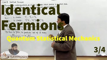 L51.3 Quantum statistical mechanics: the general case: identical fermions