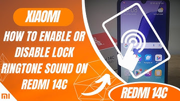 How to enable or disable lock ringtone sound on Redmi 14C