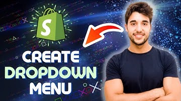How to Create a DROPDOWN Menu in Shopify Drop Down Menu