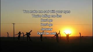 January -  Pilot (Lyrics)