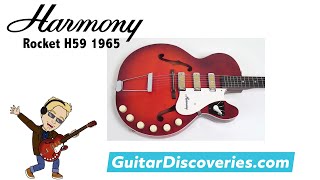 HARMONY ROCKET H59 — Vintage 1965 Hollowbody — Tougher Than the Rest (guitar solo)