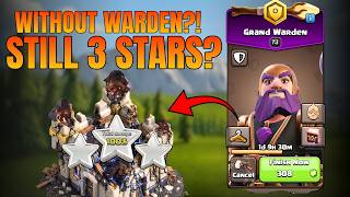 TH18 NO WARDEN ATTACK! Can I Still Get 3 Stars? 🔥