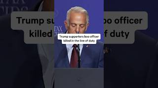 Trump Crowd Boos Fallen Officer Trump Crowd Boos Fallen Officer