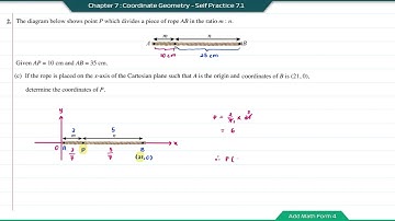 Add Math Form 4 - Chapter 7 : Coordinate Geometry - Self Practice 7.1