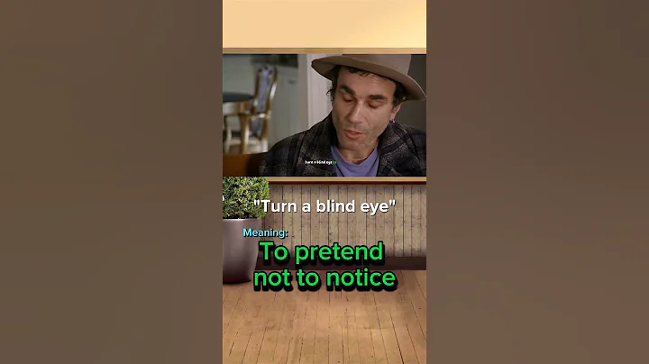 Turn a blind eye meaning 🇬🇧 #idioms #phrases #english #learnonyoutube #vocabulary #learnenglish