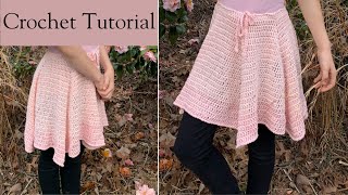 Easy Circle Skirt | Crochet Tutorial