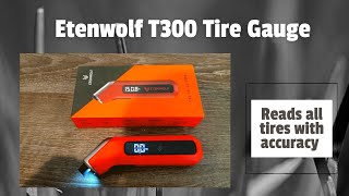 Etenwolf T300 digital tire pressure gauge- Accurate readings for all tires
