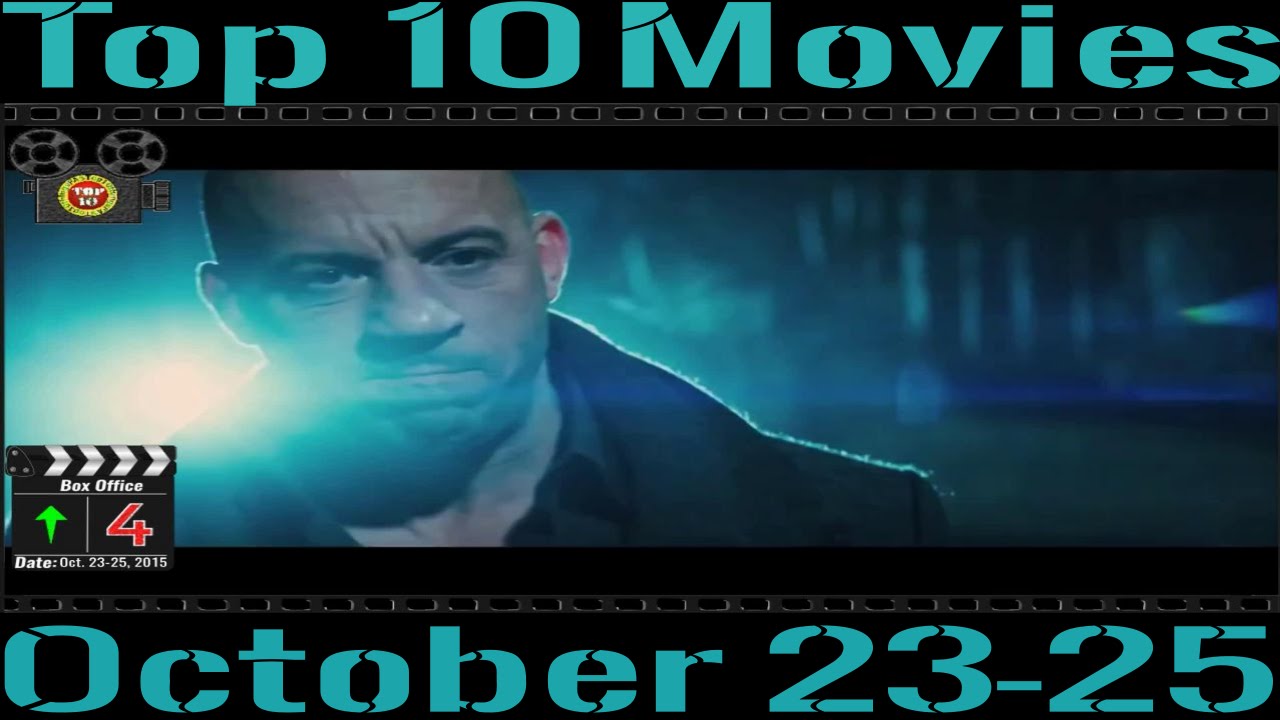 Top 10 Movies Box Office, October 2325, 2015 YouTube